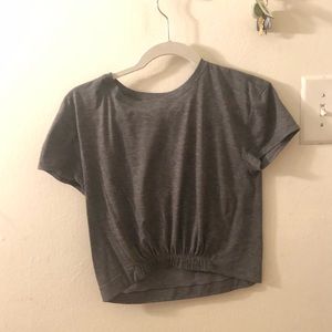 Lululemon short sleeve athletic crop
